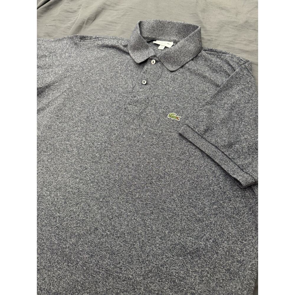 Lacoste Polo Shirt Men’s XXL Gray Heather Marl Short Sleeve Classic Fit